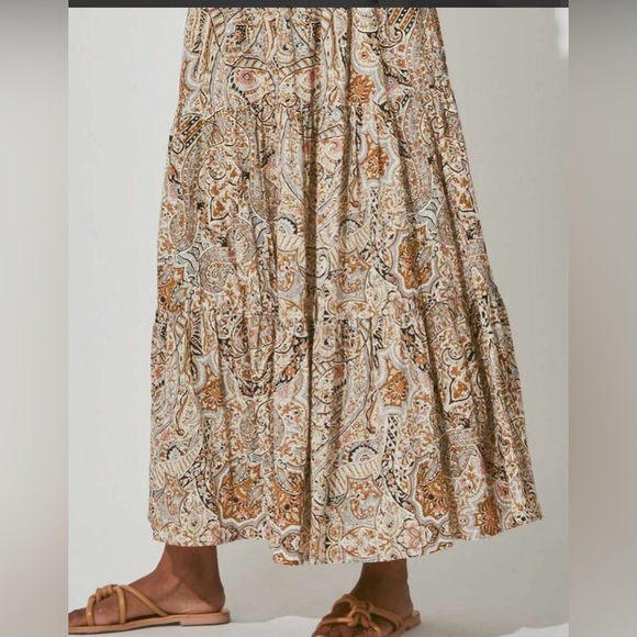 Cleobella Tali Midi Skirt in Kaleidoscope Size Medium - Picture 6 of 6